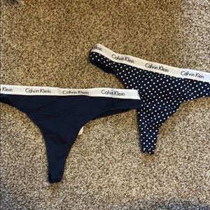 5 for 25 NWOT Calvin Klein thongs
